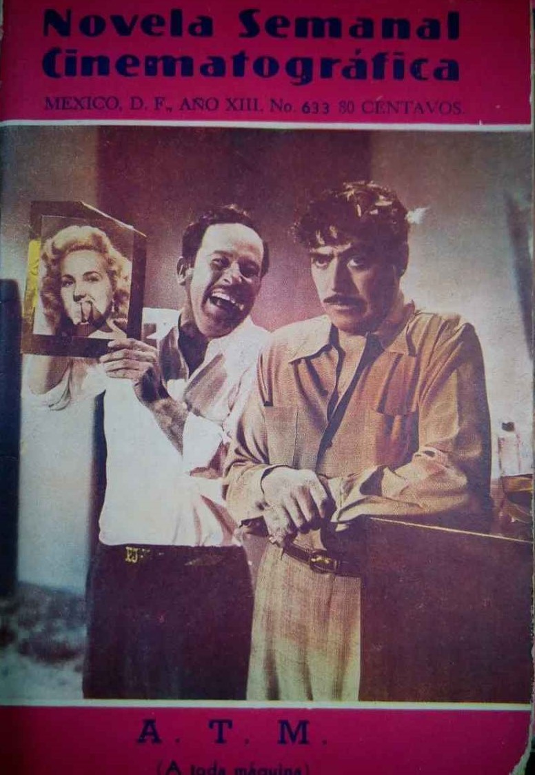 NOVELA SEMANAL CINEMATOGRAFICA magazine side cover Issue 633    1951
